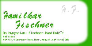 hamilkar fischner business card
